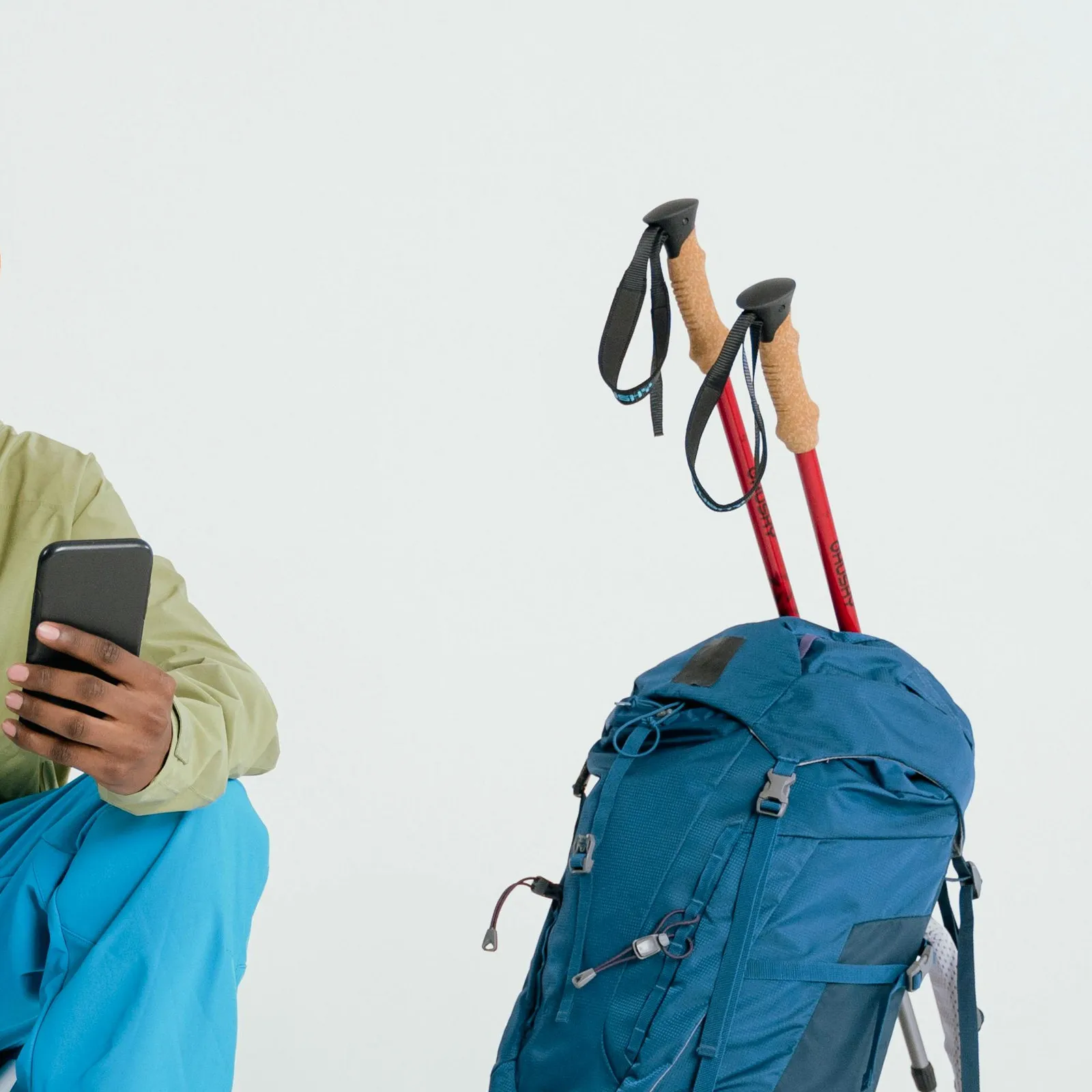 

Комплект из 2 регулируемых черных ремешков для треккинговых палок, сменные ремешки для походных палок, для альпинизма, катания на лыжах, ходьбы, фиксаторы для палок