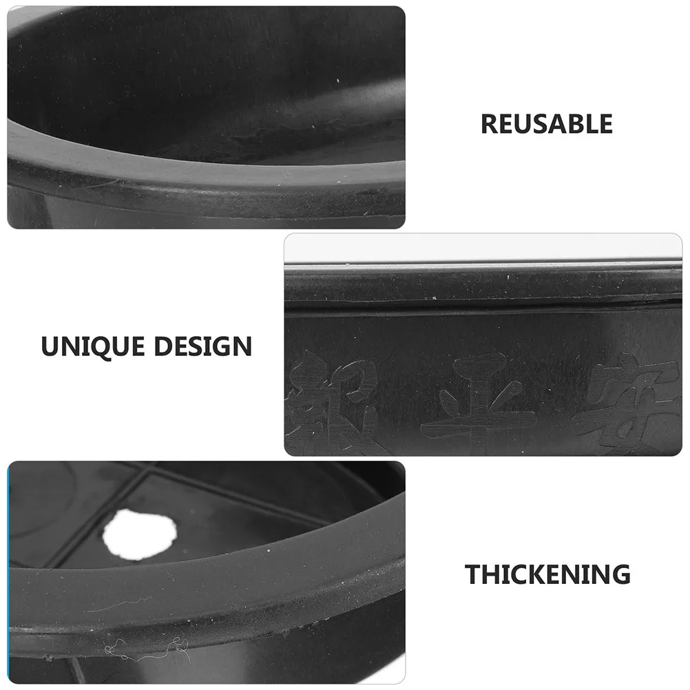 2Pcs succulent Growing pot Bonsai Training Pot Oval Bonsai Planter Pot Gardening flower Pot Plants Cultivation Pot Garden decor