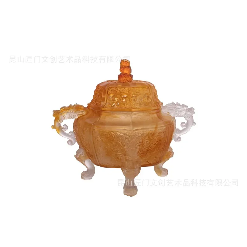 Vintage Ceramic Incense Burner Nine Turn Qiankun Furnace Zen Style Seal Incense Plate for Tea Room Living Room Home Decor