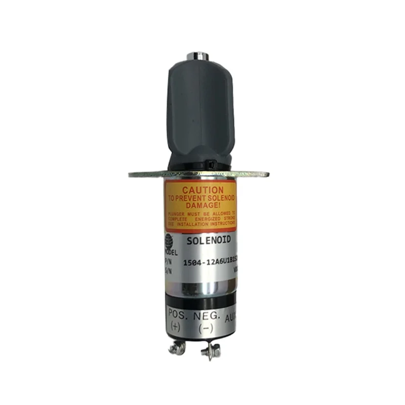 

1502-12D6U1B1S1A Fuel Stop Solenoid 12V For Yanmar Diesel 129470-67320 1504-12A6U1B1S2