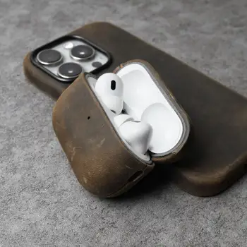12 best sales skórzane etui do airpods 2 - №2