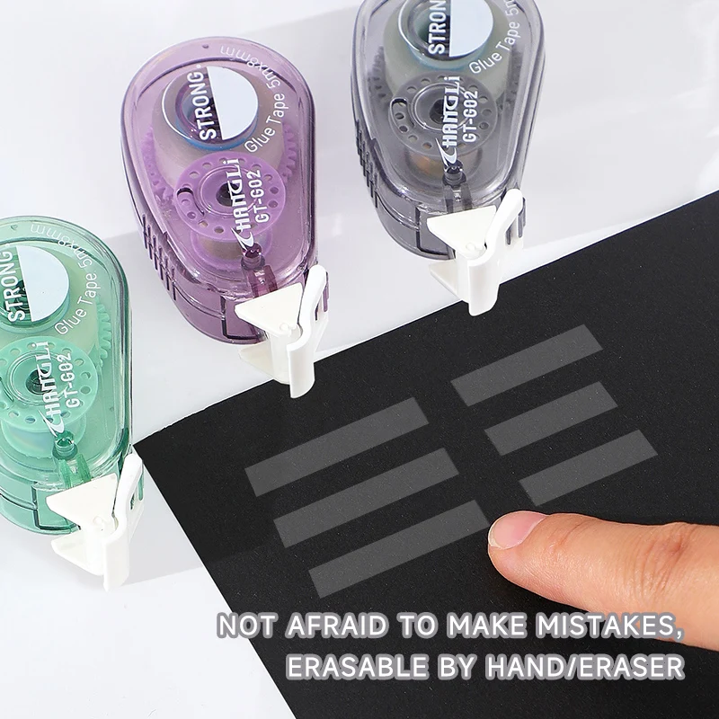 4 pieces of strong adhesive double-sided tape, suitable for handmade projects, scrapbooks, office and school supplies, easy to