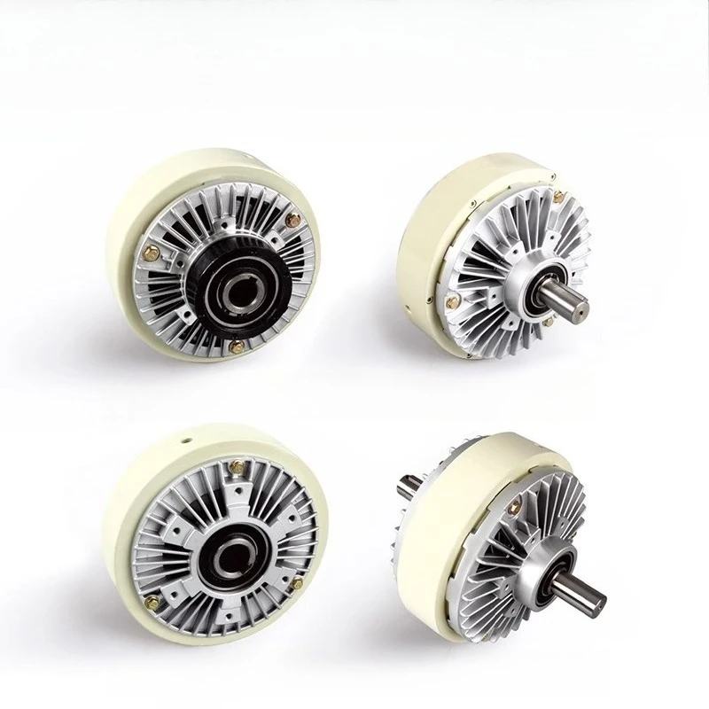 Magnetic Particle Brake Clutch 24V Single Axis Double Axis Hollow Tension Controller Electromagnetic Brake FL/FZ/PB/PC