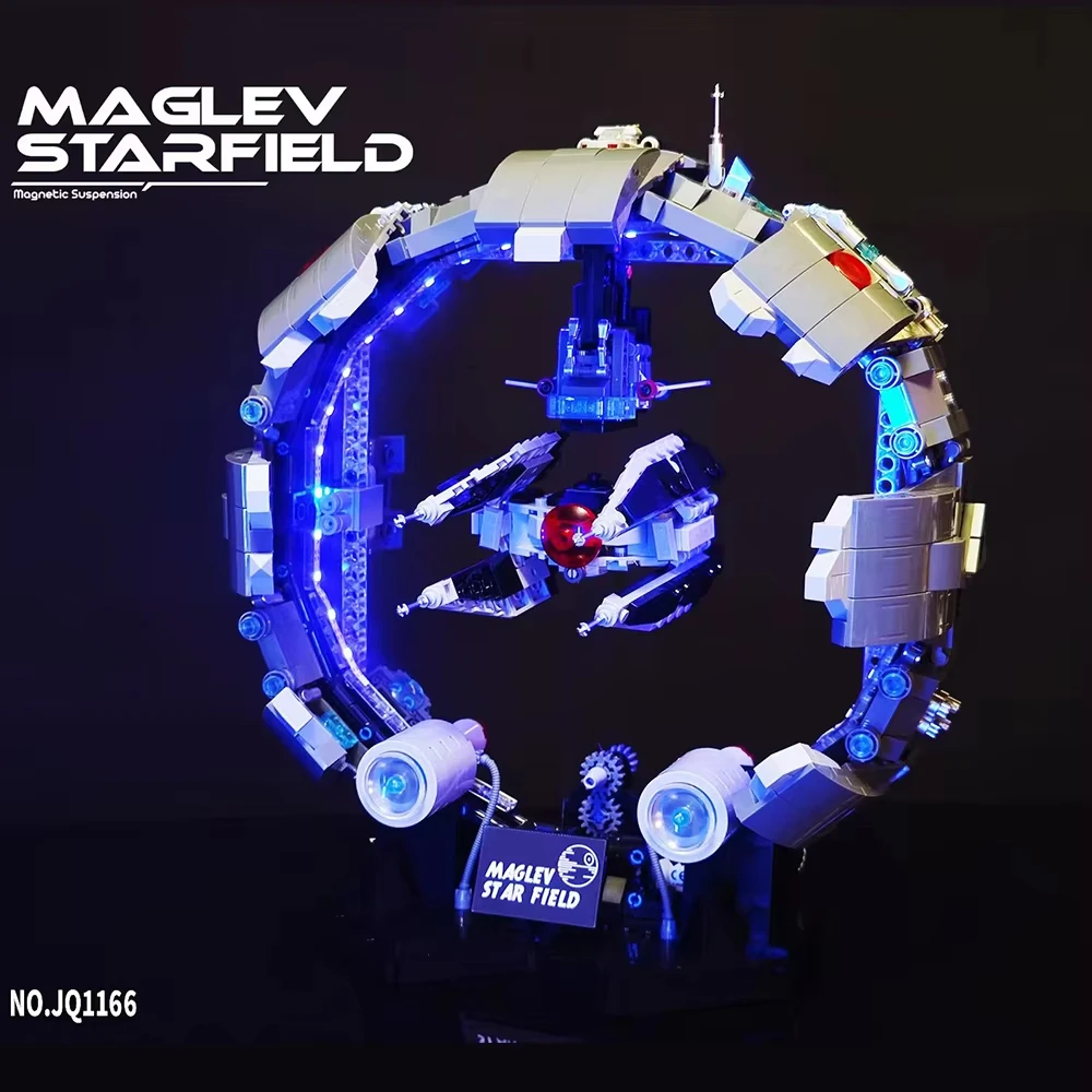 STEM Magnetic Levitation Spaceship - Hovering Deep Space Explorer Model Kit, Educational Science Toy & Gift