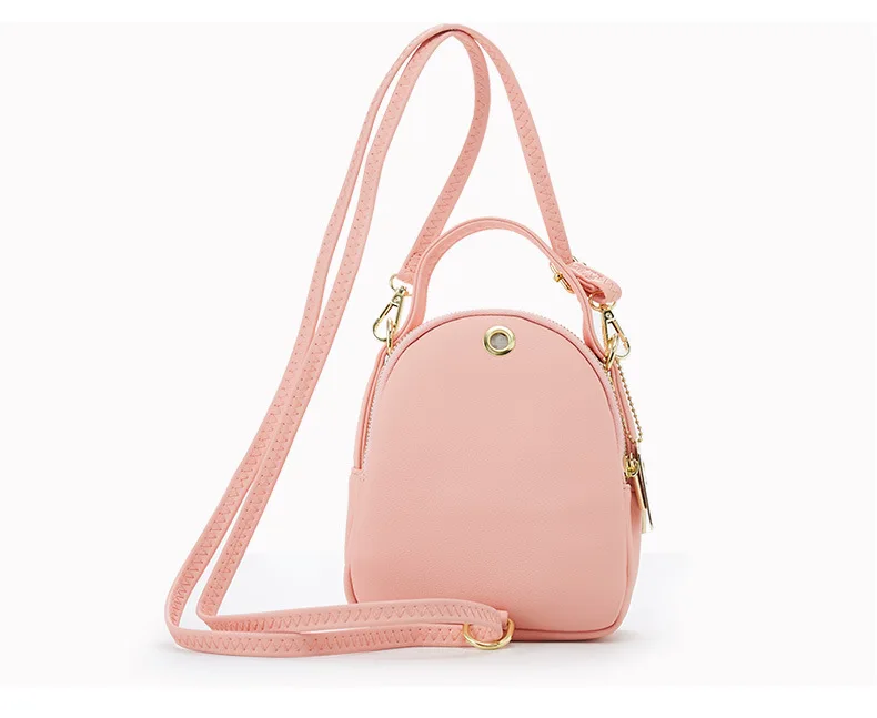 Mini Backpack Purse for Women Ladies Tote Multi-Function Luxury Shoulder Bag Solid Color Ladies Casual Bag Women's Backpack