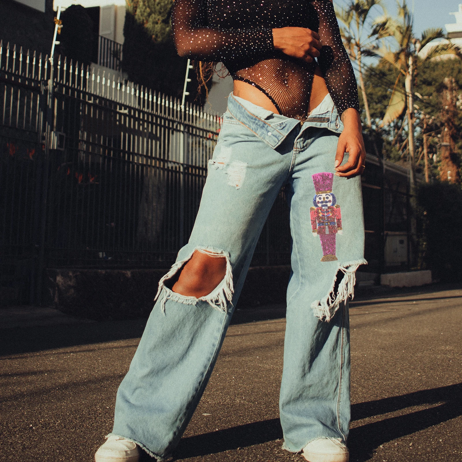 

3Pcs Soldier Cloth Patches Nutcracker Pattern Wear-Resistant Adhesive Clothes Patch for Jeans Bags Hats DIY Decorative