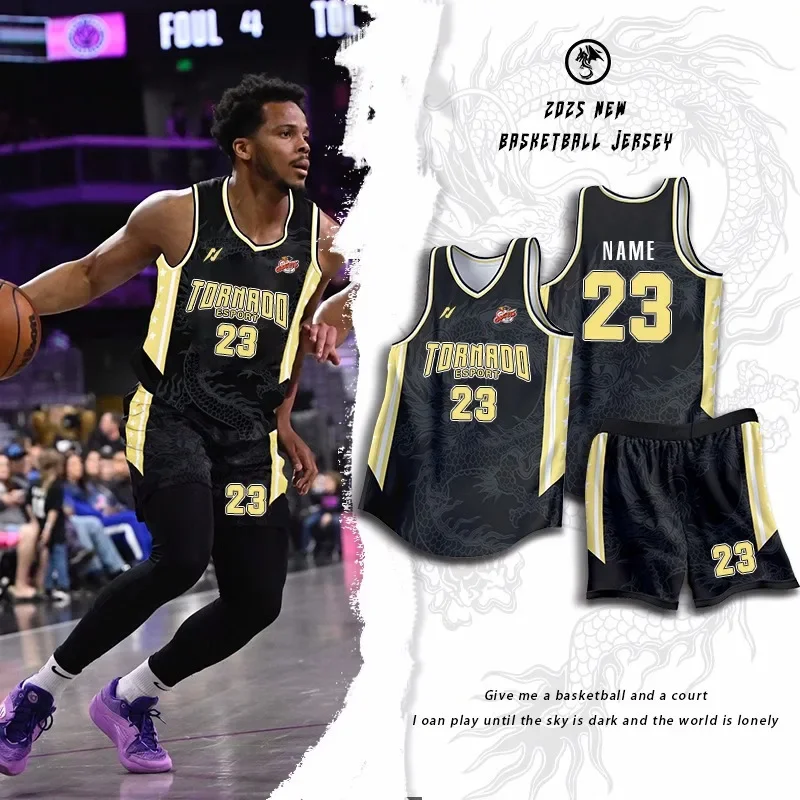 مجموعة زي كرة السلة على الطراز الأمريكي للرجال، تخصيص فريق المنافسة، شحن مجاني، جيرسي دوري الطلاب