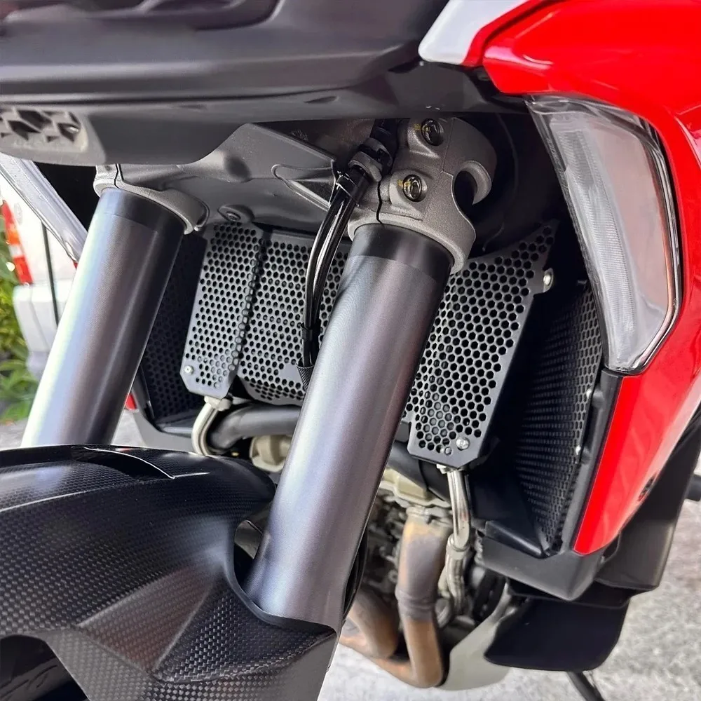 

Для Ducati Multistrada V4 S V4S Sport 2021 2022 2023 2024, решетка радиатора, защитная крышка Multistrada V4 Pikes Peak Rally