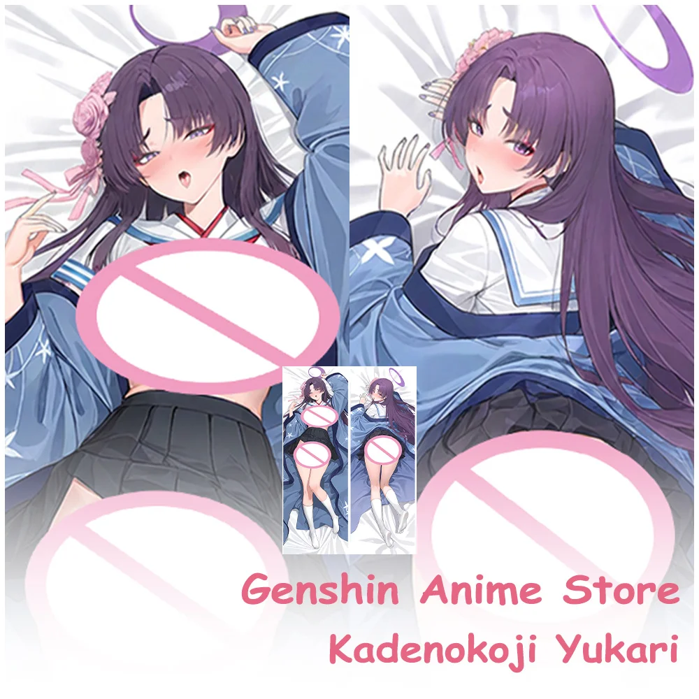 

Blue Archive Kadenokoji Yukari Dakimakura Cover Hugging Body Pillowcase Cosplay Props Anime Double-Sided Printed Cushion Covers