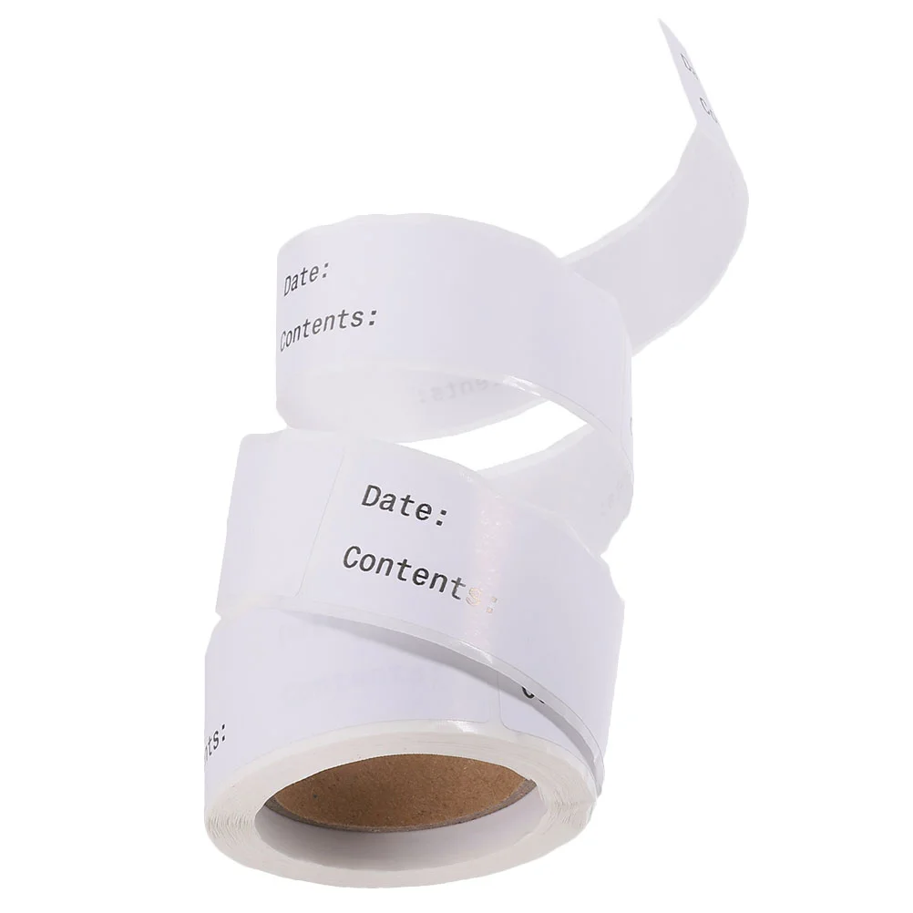 Food Marking Labels Storage Stickers Handwriting Blank Date Pantry for Containers Preprinted Nail