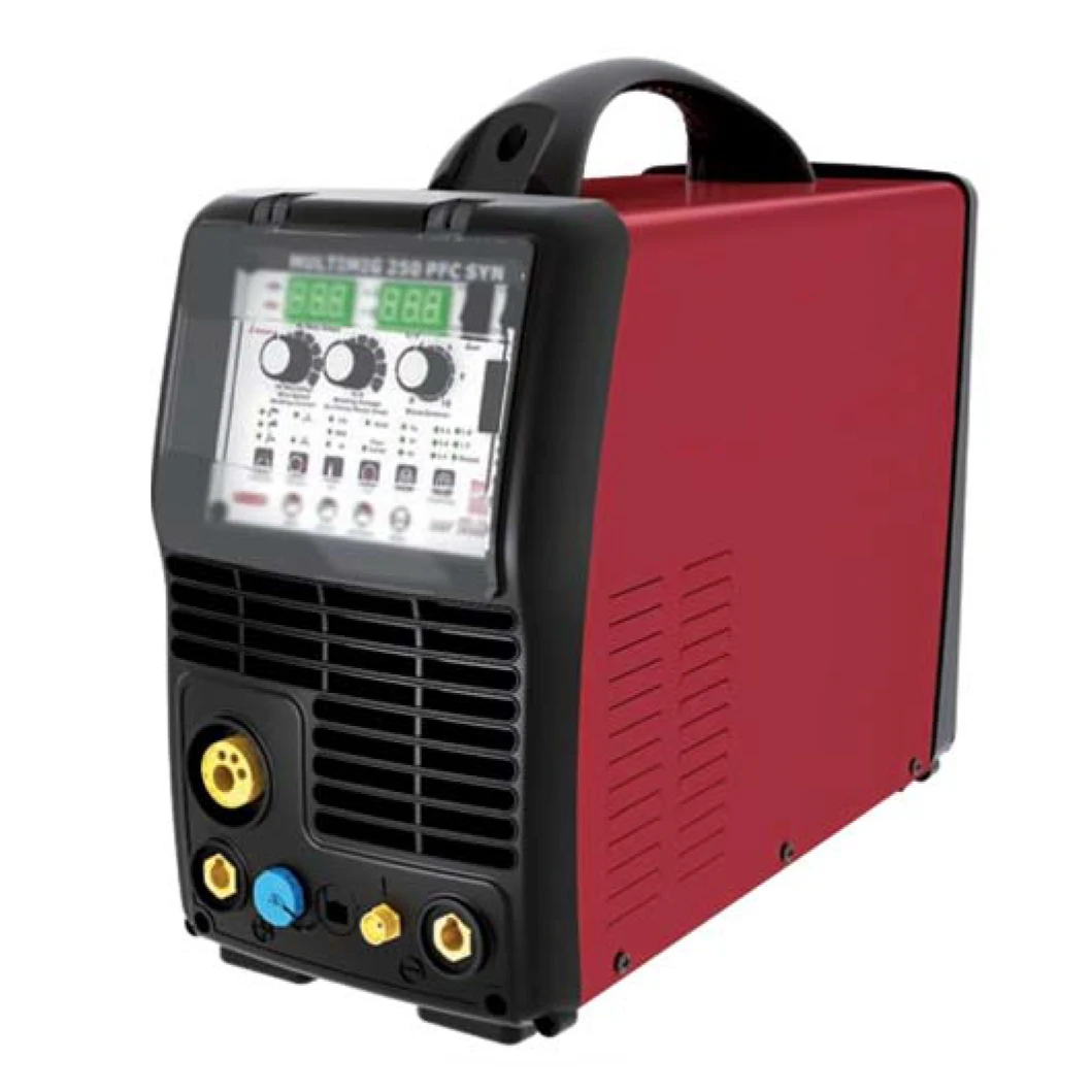TIG MIG Welder Three-Phase MULTIMIG 250 PFC MV SYN Arc Stable DC Inverter 5mm Wire Diameter ISO Certified 1 Year Warranty