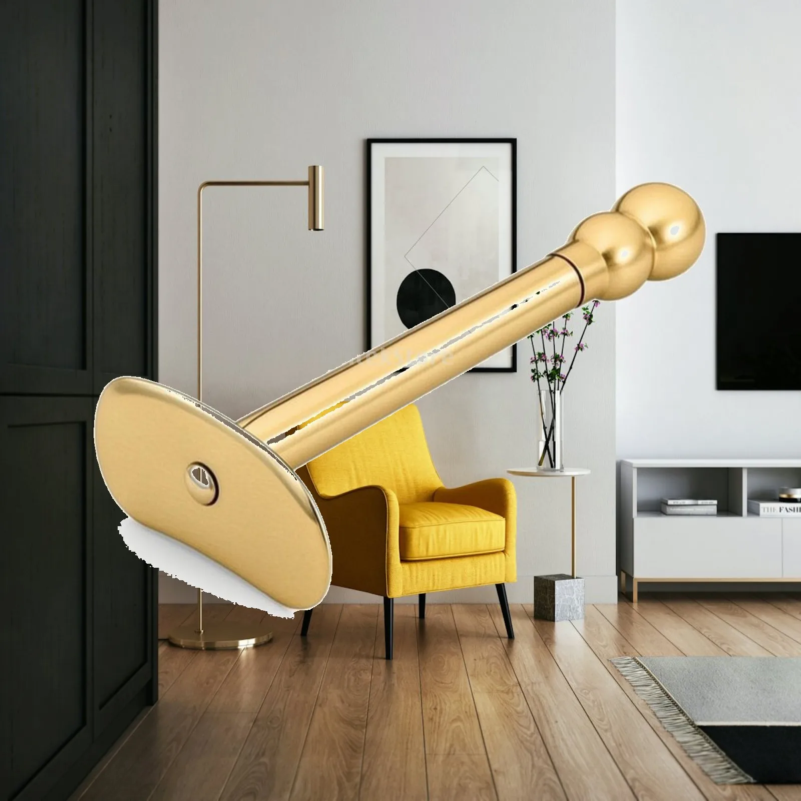 Copper Therapy Scraper Polished Brass Gua Sha Tools Curved Flat Profile Body Massager for Shoulders Legs and Back Care