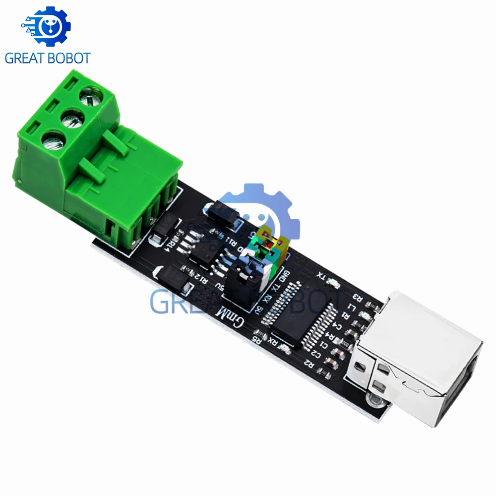 TTL/RS485 Industrial Communication Converter (1PC) - FT232RL+SN75176 USB 2.0 Adapter with Protection