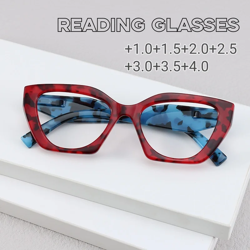 

New Elder Reading Glasses Anti Blue Light Glasses Oversized Presbyopic Glasses for Men Women Comfortable Eyewear +1.0 To +4.0