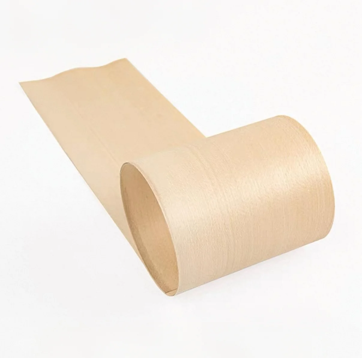 L:2.5x0.2미터 0.5mm 두께 천연 백색 느릅나무 직선 무늬 원목 베니어 가구 리노베이션용