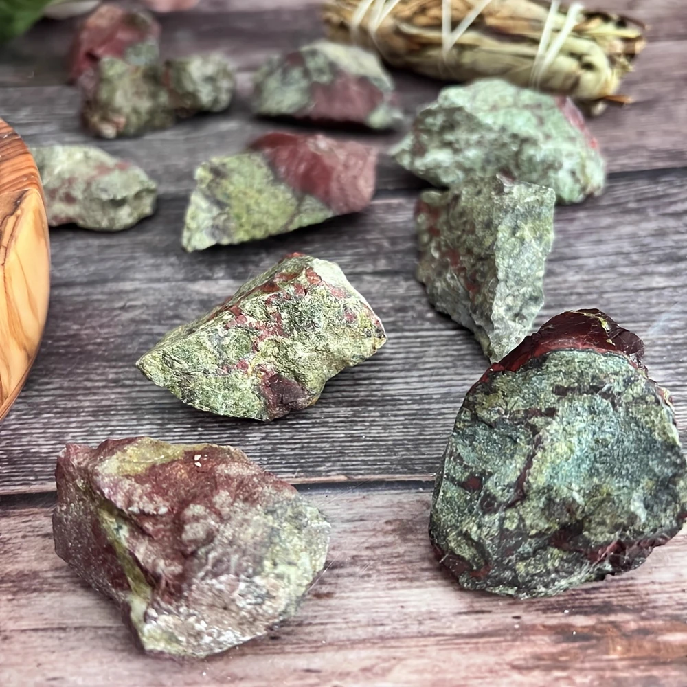 Raw Rough Dragon Bloodstone Jasper Chunk Healing Crystal Rock Specimen Gift 1PCS