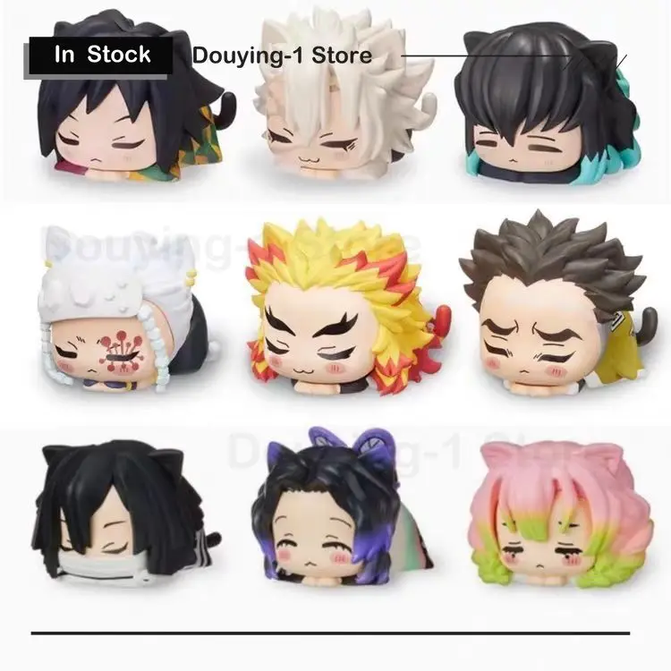 

В наличии SRGA Demon Slaye Cat nap Ver. Маленький орнамент Совершенно и новая коллекция аниме-фигурок Модель игрушки