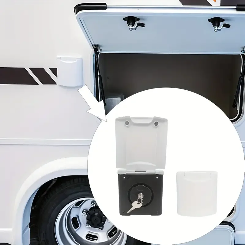 

RV Freshwater Fill Hatch Inlet With Lock And Lid Gravity Water Fill For Camper, Motorhome, Caravan Accessories