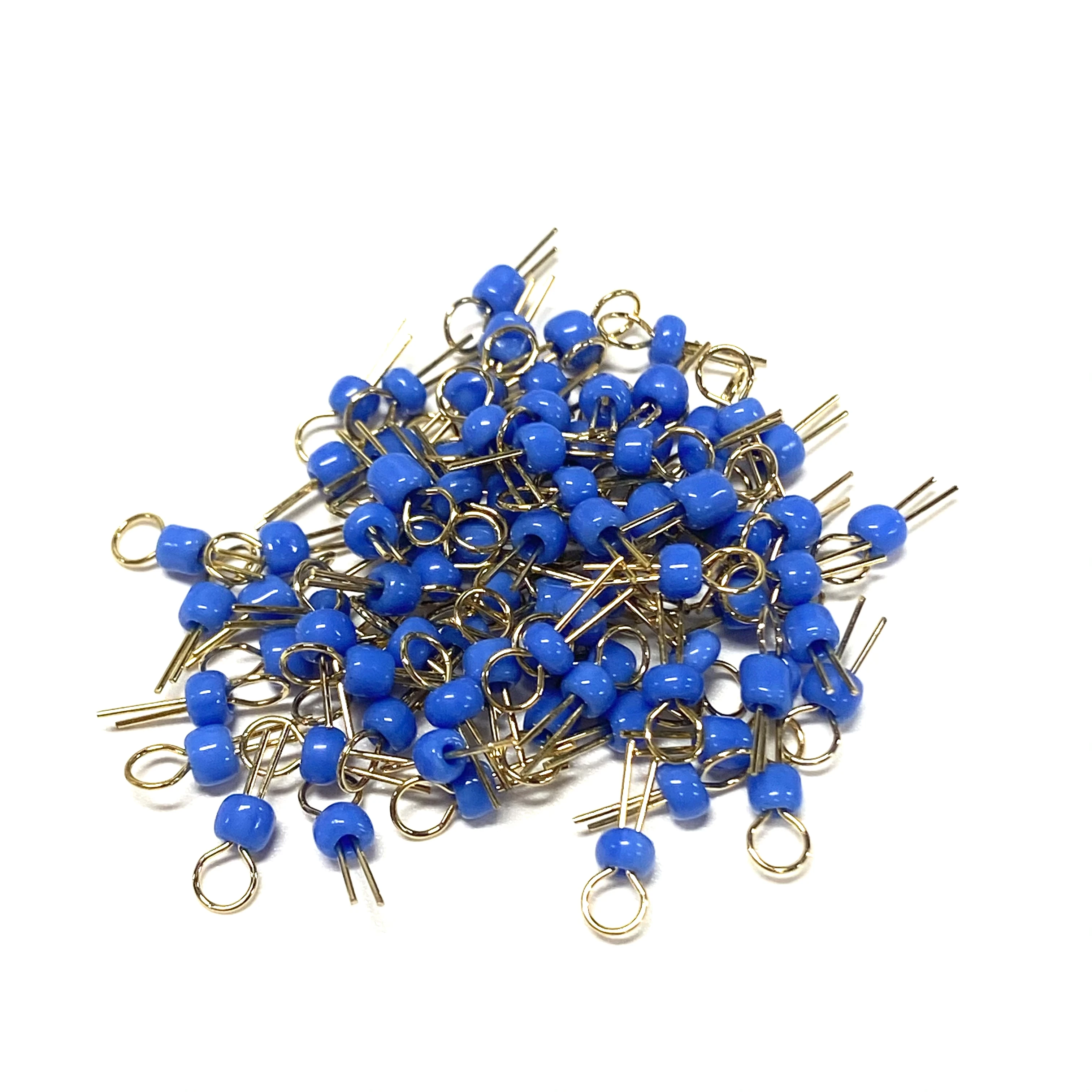 100pcs/Lot PCB Test Point THM Bead Gold Plated Ceramic Test Loop Circuit Board Test Pin Resist High Temperature Loop Terminals