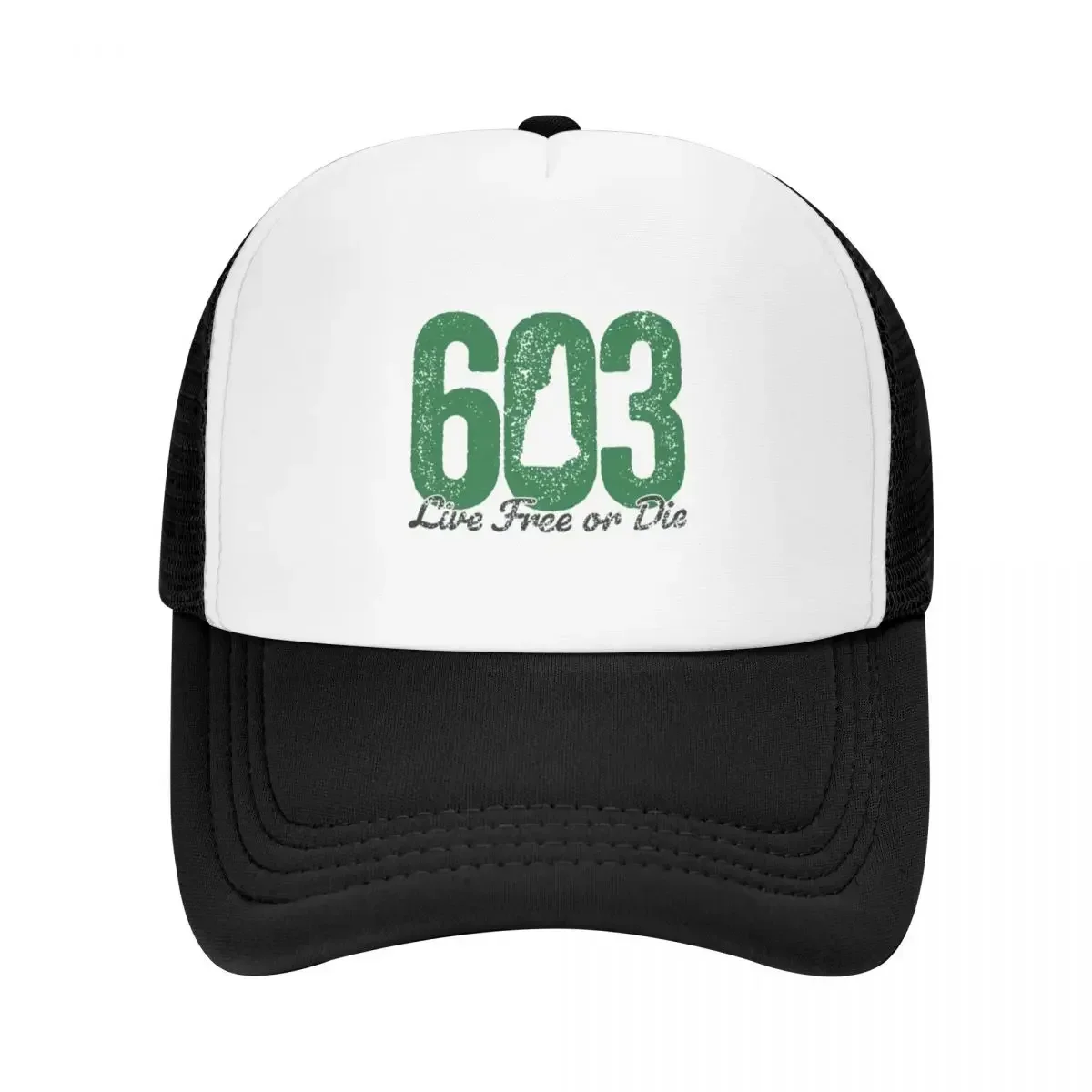 603 New Hampshire Live Free or Die NH Baseball Cap Designer Hat Bobble Hat Anime Woman Men's