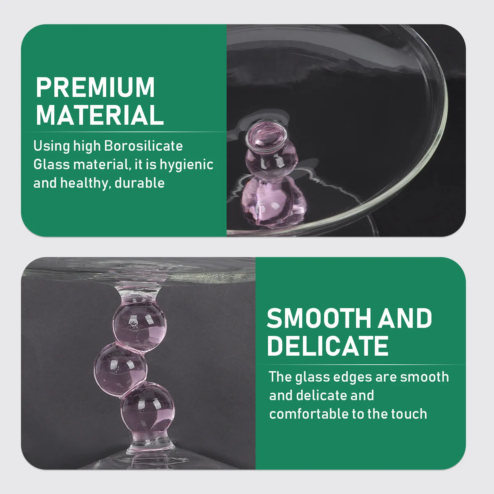 

Glass Snack Tray Footed Fruit Plate High Grade Material Creative Refined Design for Gatherings Activities Family Dinners