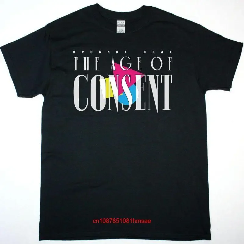 BRONSKI BEAT THE AGE OF CONSENT NEW BLACK T SHIRT long or short sleeves