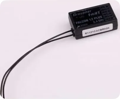 GRAUPNER FALCON 12 PLUS GYRO HOTT RECEIVER integrated 3-axis gyro and 3-axis acceleration sensor RX
