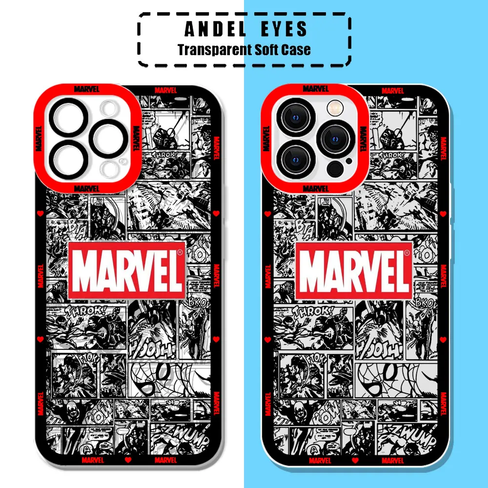 Comics The Avengers Marvel Logo Hero Case For Infinix HOT 40 30 30I 20 20I 20S 12 12I 11 10 10S PLAY Tecno Spark 10 20 PRO Cover