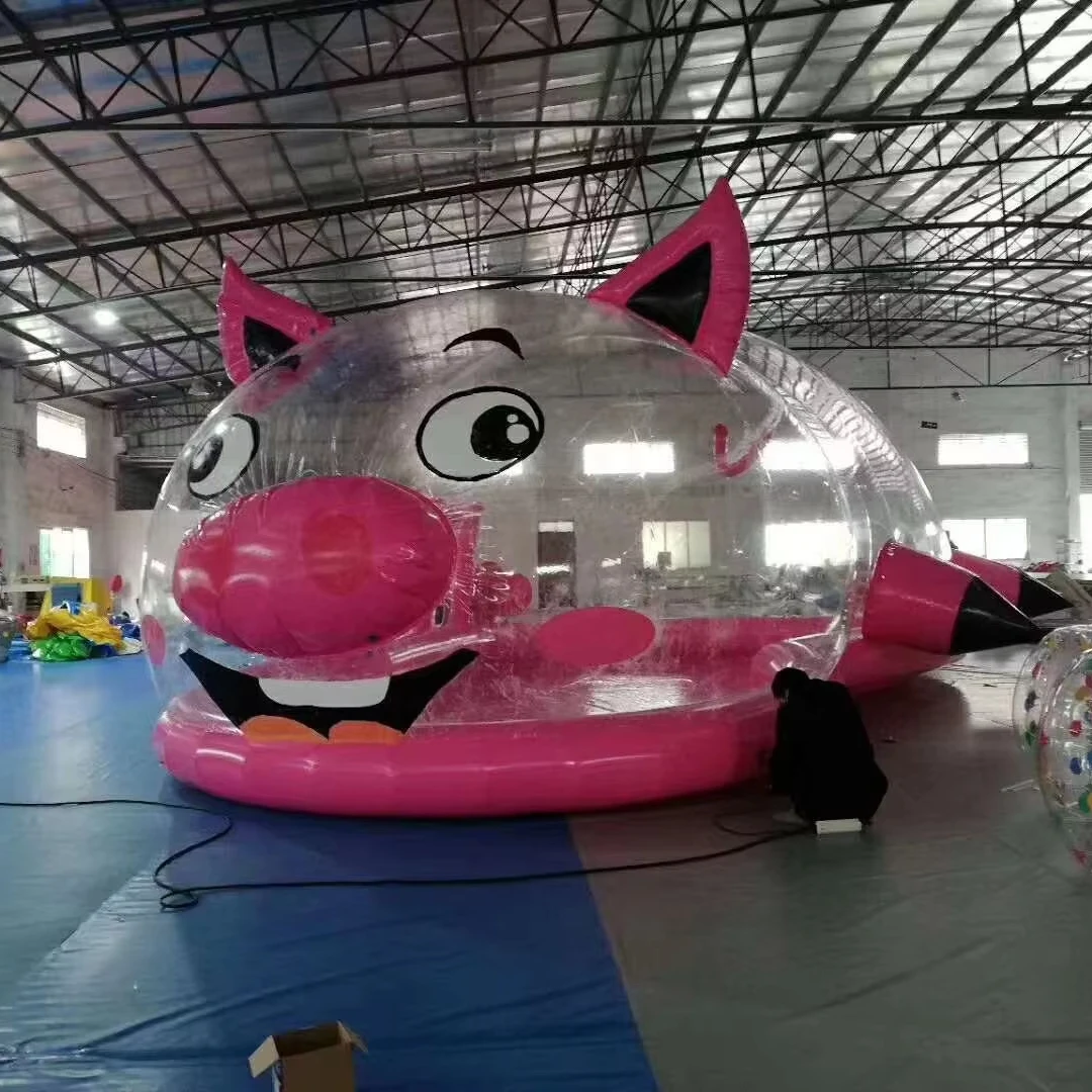 Hot Sale Customized Rabbit Bubble House Inflatable Castle PVC Material 20-Person Capacity Outdoor Playground for Kids Adults