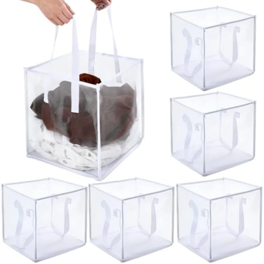 

Pack Popup Laundry Hamper Inch Collapsible Laundry Baskets with Handles Mesh Clothes Baskets Portable Single Layer Foldable Clo