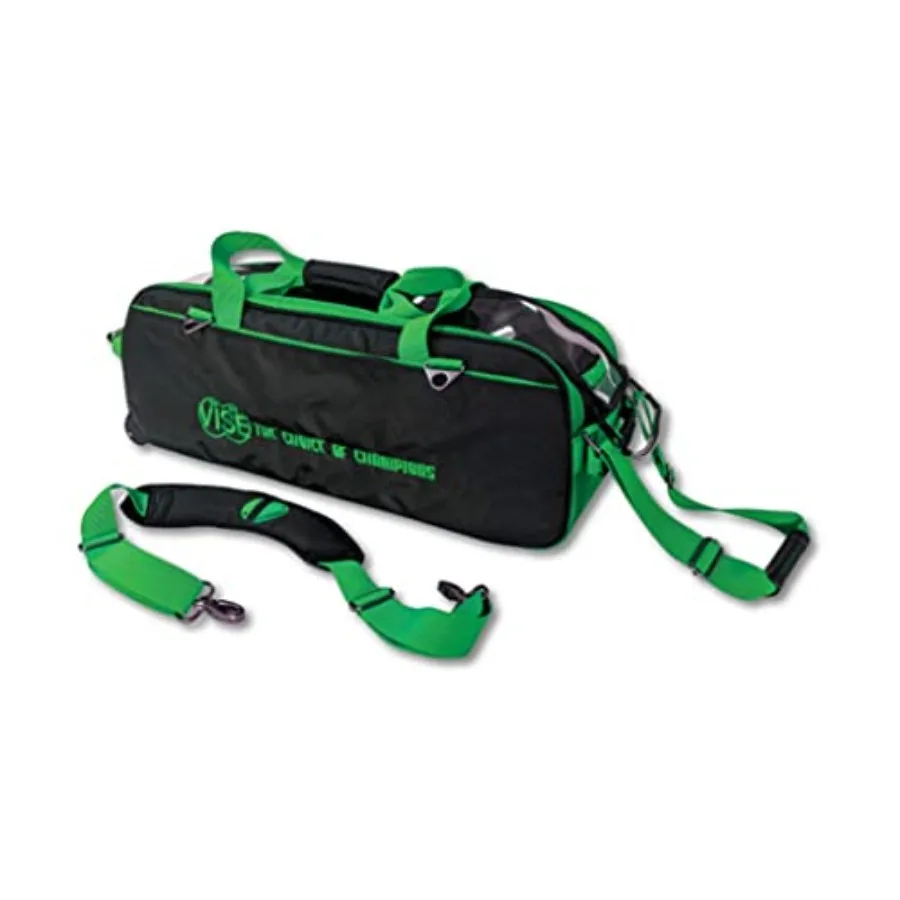 

Vise Clear Top 3 Ball Roller Bowling Bag for Tournament-Grade Performance Durable High-Capacity Design with Multiple Storage Co