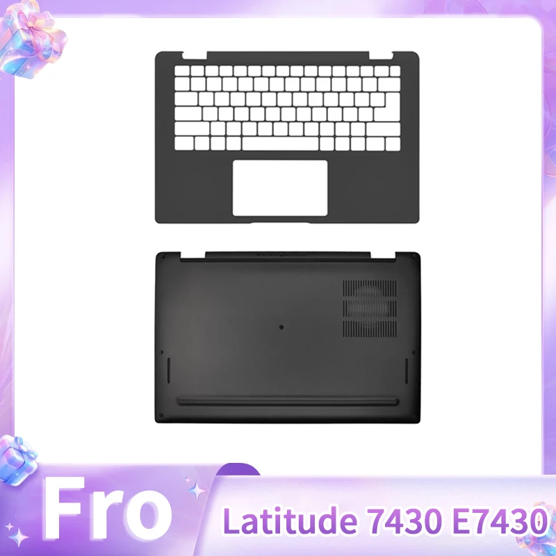 

New Laptop Replace Cover For Latitude 7430 E7430 Palmrest Upper Top Lower Bottom Case 0HRM55 0WG7N4