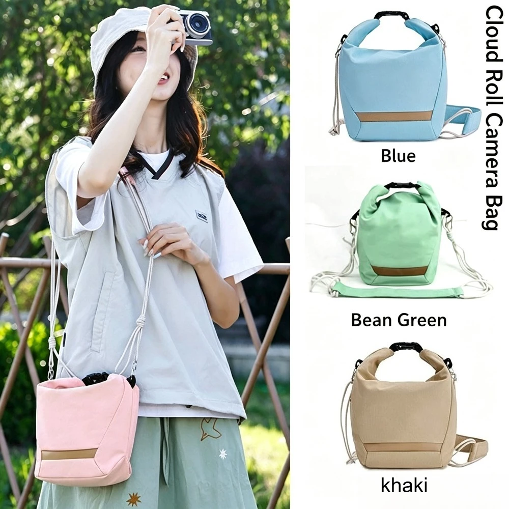 Camera Bag Compact Sling Carrying Case Lens Pouch | Camera Messenger Bag for Photographer Travel Carry Photography Photo Lover
