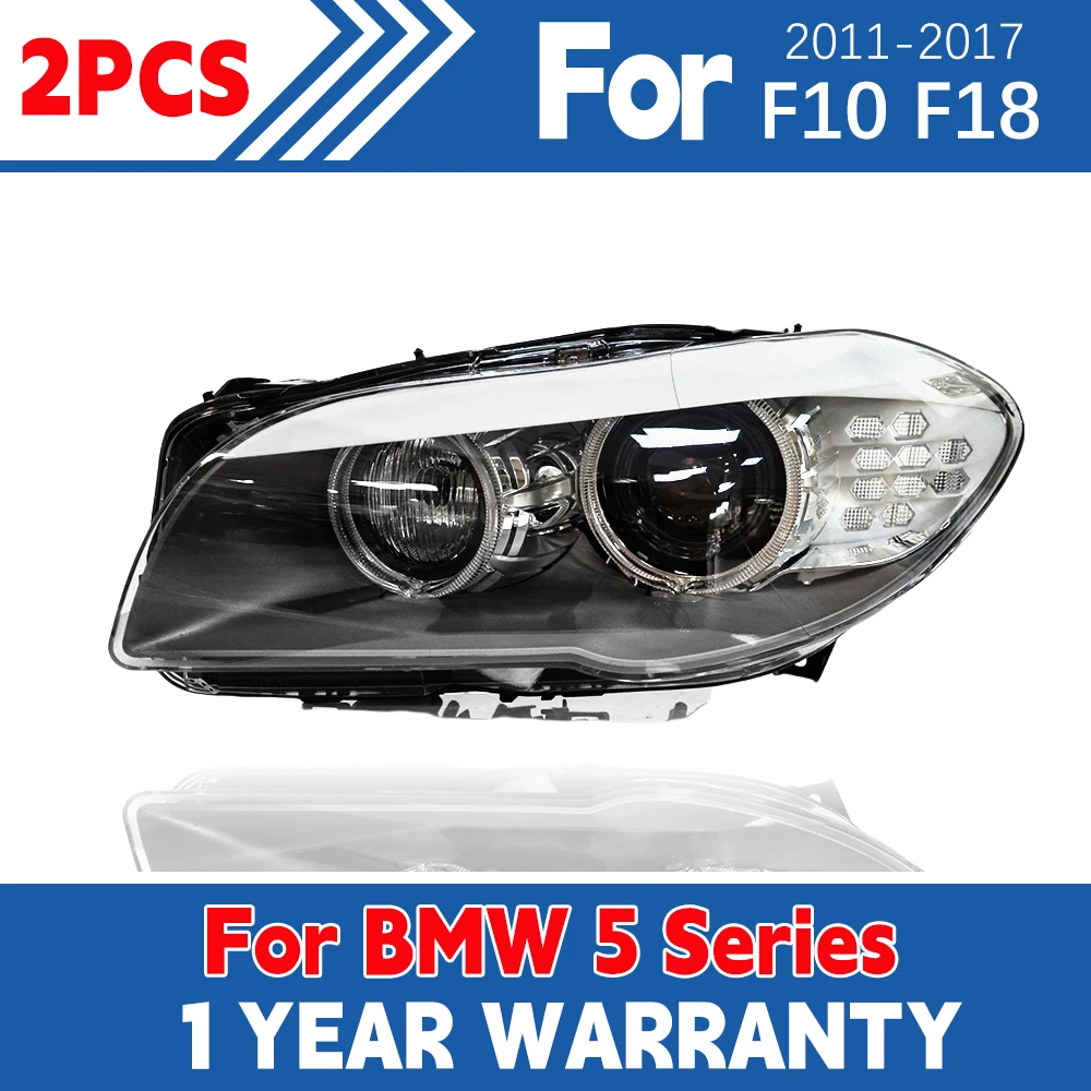 

12V Led Car Headlamp Assembly For Bmw 5 Series 10 2011-2017 F18 550I 535I 528I Hid Headlamp Afs Projector Auto Lights 1Pairs