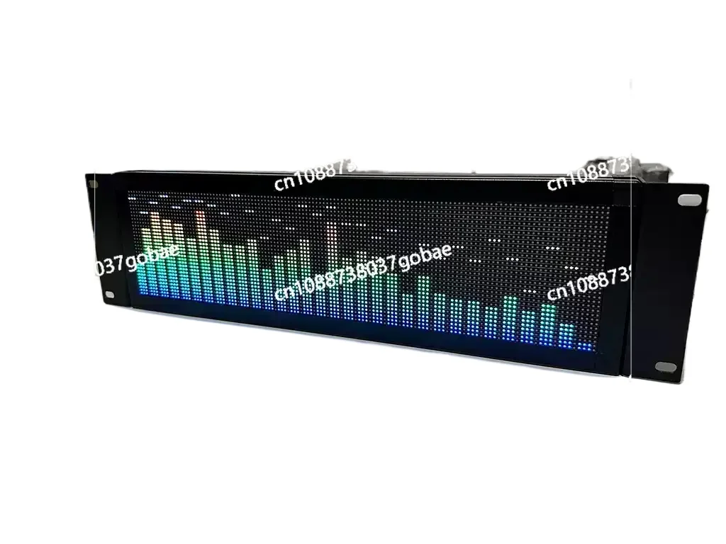 Cabinet Professional Full-color Rack-Mount Music Spectrum Display RGB Level Rhythm Light