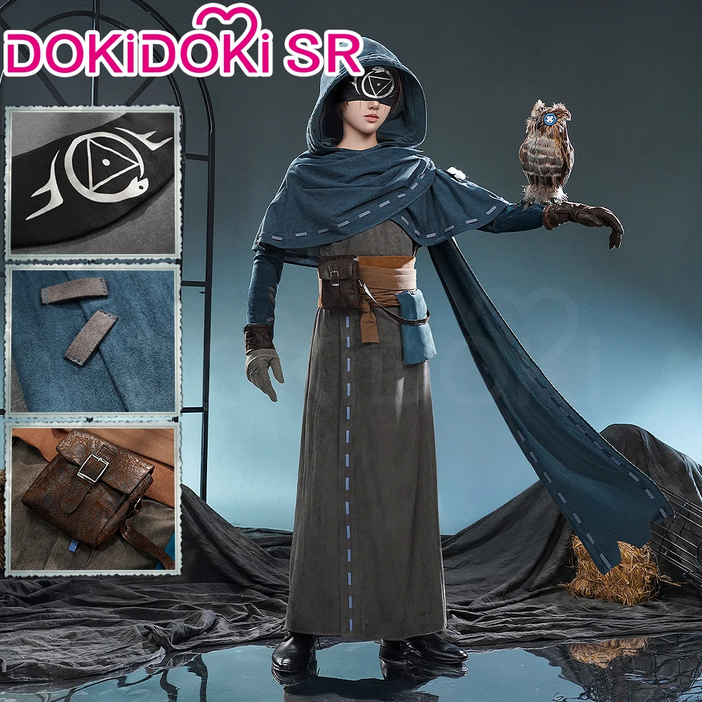 Eli Clark Cosplay Costume Game Identity V Cosplay DokiDoki-SR Men Suit Costume Eli Clark Seer Cosplay Patch Bag Owl Christmas