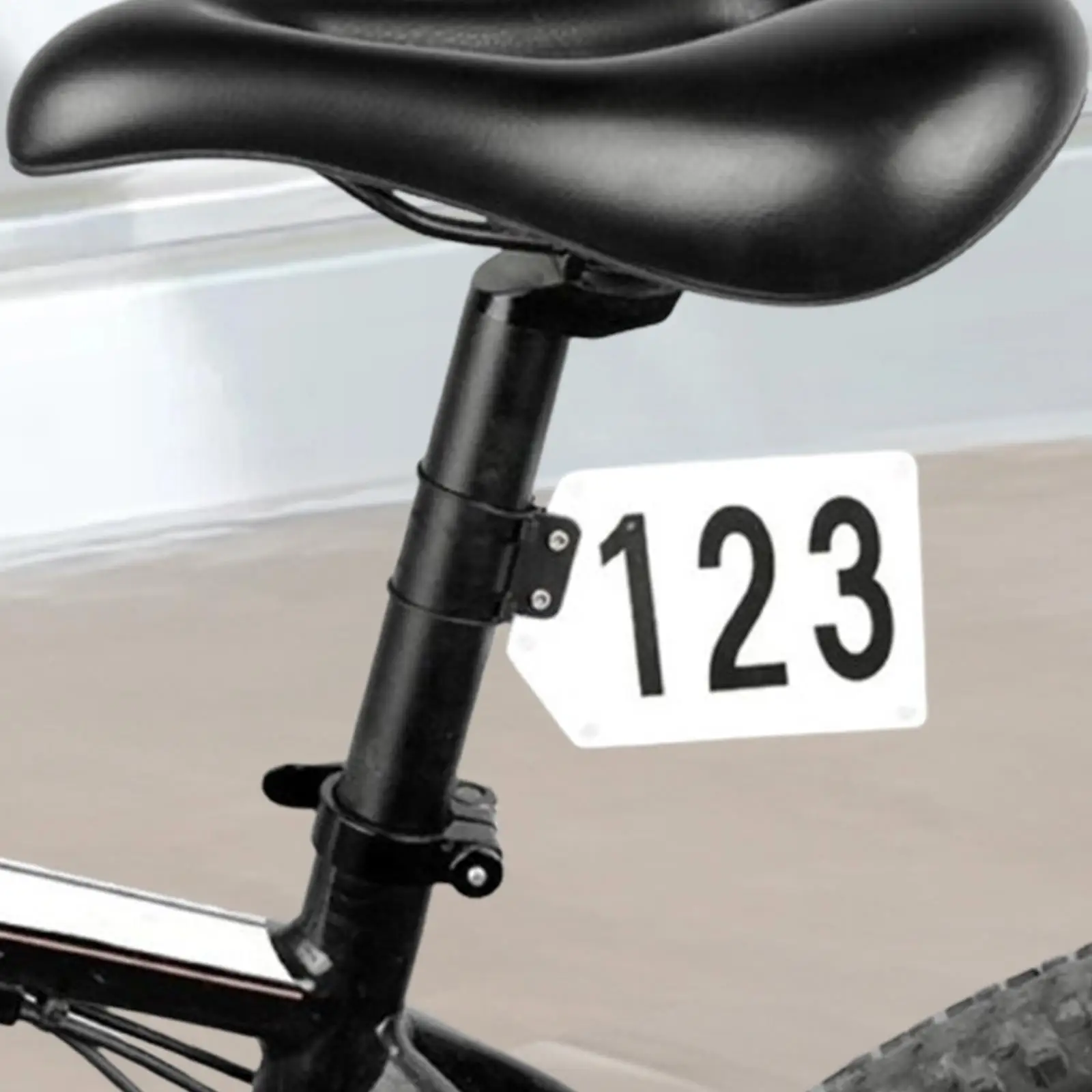 Number Plate Holder Clip Cycling Plate Number Holder Mounting Bike Race Number Plate, for Cycling Events Competition