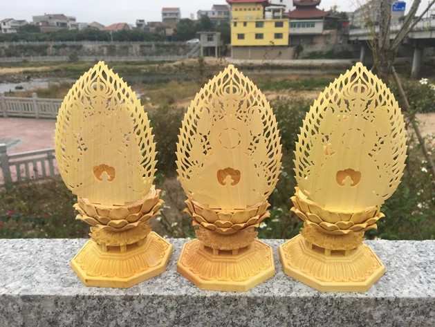 Imagem -03 - Escultura em Madeira Buda Estátua Guanyin Ksitigarbha Dizang Sakyamuni Buddha Proteção da Saúde Eficiente Segurança da Empresa 3p Casa