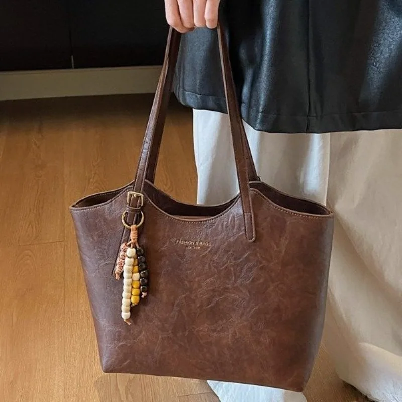 

Simple Luxury Parisian Diaper Bags For Ladies High-End Fashion Tote Bag Elegant Crossbody Bag Trendy Vintage Messenger Bag