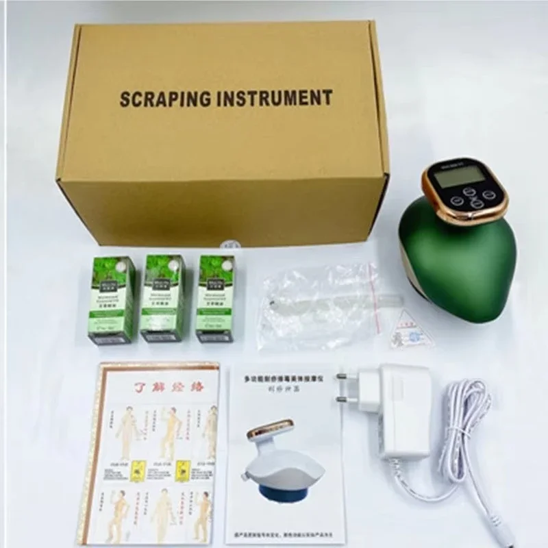 Traditionele Chinese Geneeskunde Elektrisch Sloopinstrument Verwarming Vacuümzuigdruk Massager