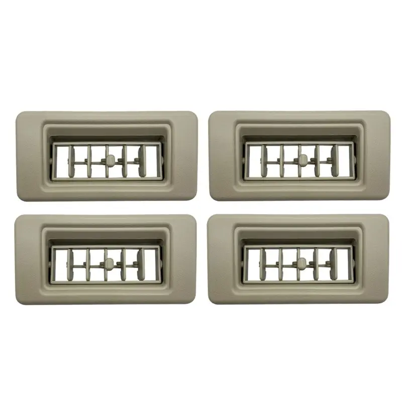 MR360996& MR360997 Beige Roof Side Air Conditioning Vent Grille Nozzle 4Pcs For Pajero V33 V43 V45 V73 V75