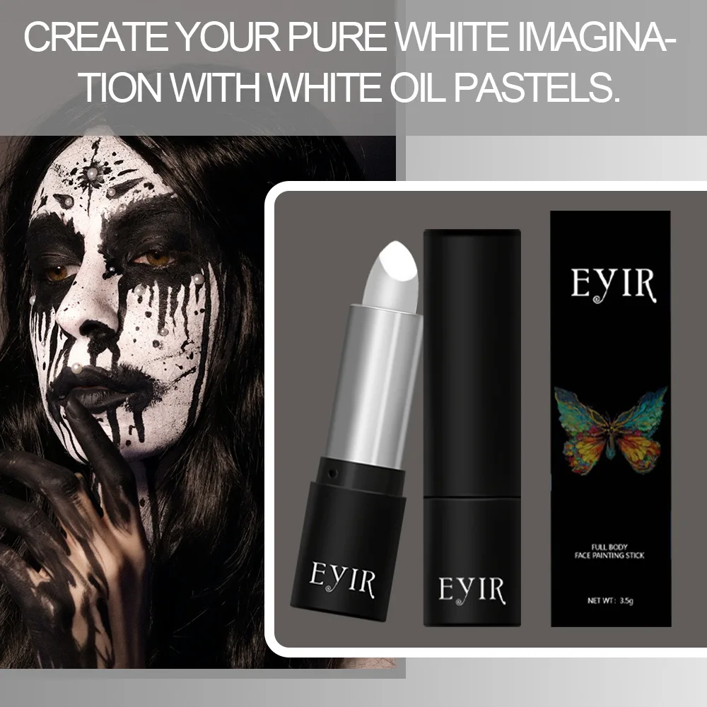 عصا سوداء لعين كرة القدم والبيسبول - مثالية لمكياج وجه المعجبين ولوحة الجسم والحفلات وأزياء الهالوين