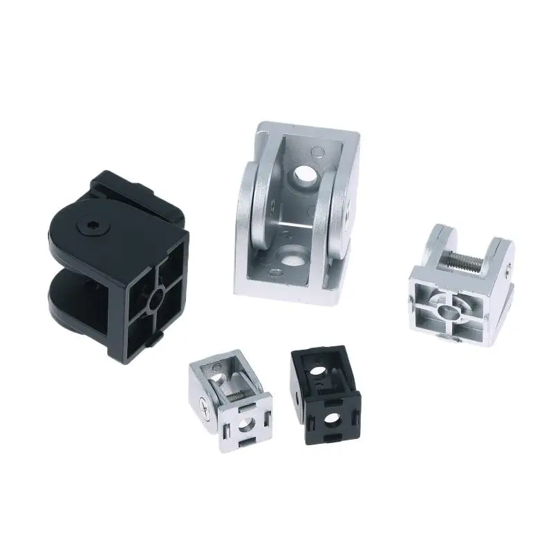 for 20 30 40 Series ALuminum ProfiLes 2020/3030/4040 Zinc Alloy HinGe IndustriaL ALuminum Adjustment AnGLe Connector