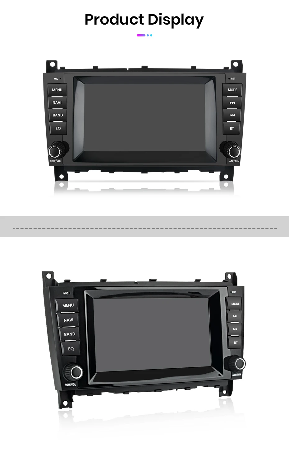 Junsun Android Auto Radio Für Mercedes Benz C-Klasse W203 CL203 CL203 CLK W209 CLS W219 2004-2011 CarPlay auto Multimedia GPS 2din – Detail 28