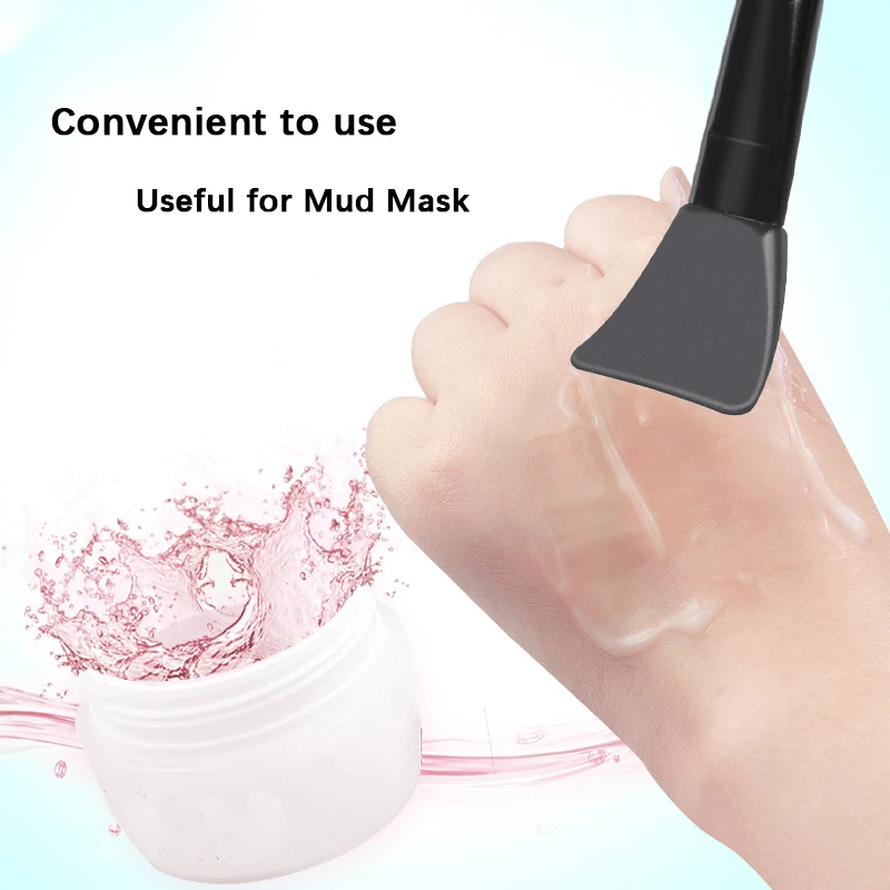 1/3Pcs Silicone Facial Face Mask Brush Mask Mud Apply Mixing Brush Mask Stirring Mixing Spatulas Facial Skin Care Beauty Tools