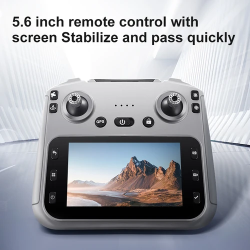 Imagen 2 del producto RG806 MAX con pantalla de 5,6 pulgadas GPS Drone con tres lados integrados para evitar obstáculos curso personalizado posicionamiento de flujo óptico