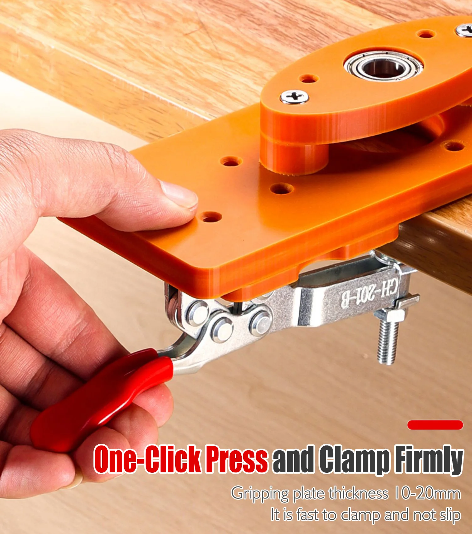 

35mm Woodworking Hinge Hole Opener Hinge Jig Hole Puncher Drilling Positioning Guide Locator for Door,Cabinet,Wardrobe,Cupboard