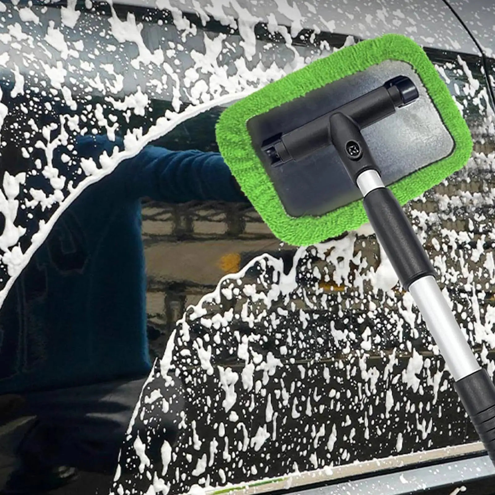 

Инструмент для чистки лобового стекла, телескопическая штанга, инструмент для удаления пятен, инструмент для мытья окон автомобиля, щетка для душевой комнаты, ванной комнаты, боковое лобовое стекло