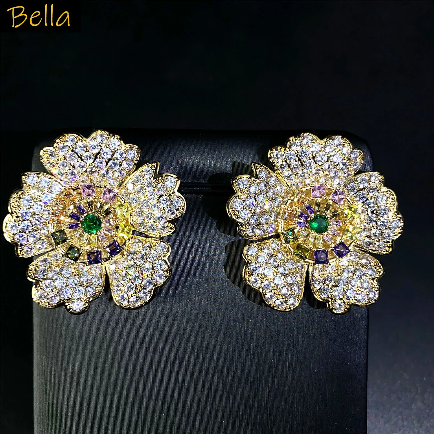 shiny-cubic-zirconia-stud-earrings-flower-wedding-dinner-party-jewelry-silver-gold-color-blooming-floral-petals-stud-earrings