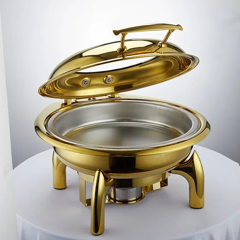 Hydraulic Electric Chaffing Dish Factory Wholesale Support Customization Buffet Server Food Warmer Unique Chafer Chafing Dish